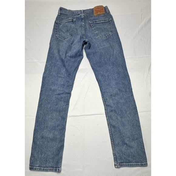 Levis 511 Men's Slim Fit Straight Leg Light Wash Blue Denim Jeans - Size 29x30.5 - Picture 2 of 7